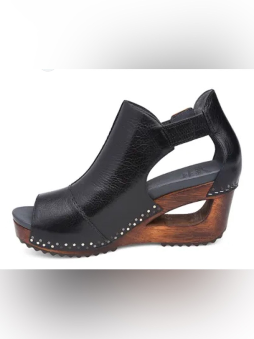 Dansko Sable size 40 wedge sandals wooden heel